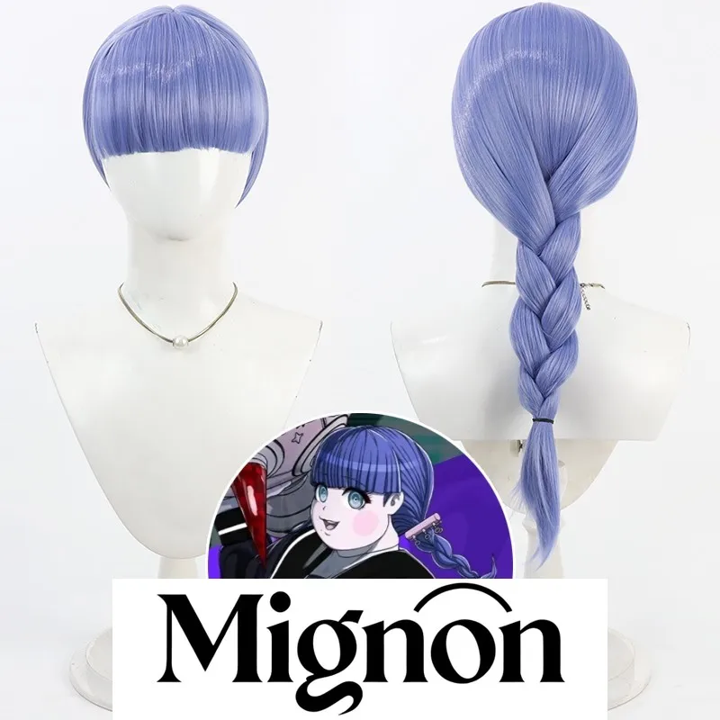 

Hundred Days War Final Defense Academy Kure Shiromo cosplay wig blue single braid scalp Halloween gift