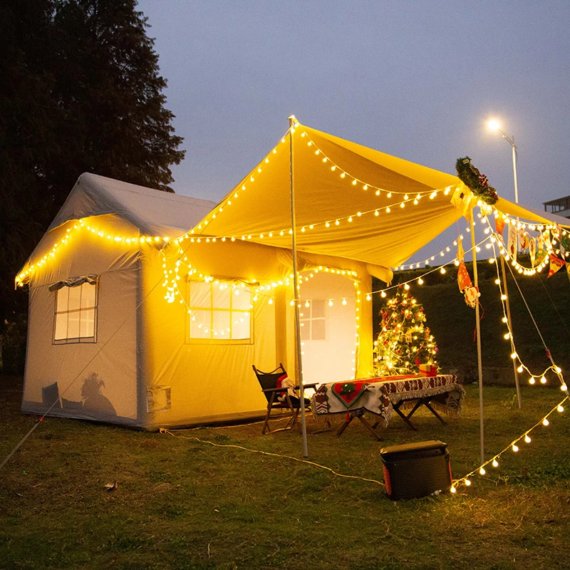 Outdoor Hot Selling Good Quality Camping Tent Large Space Inflatable Tent For Glamping Without Poles