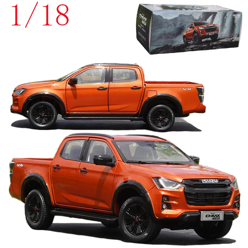 

Diecast 1/18 Scale ISUZU D-MAX Pickup 2023 Model Alloy Car Model Toys for Boys Gift