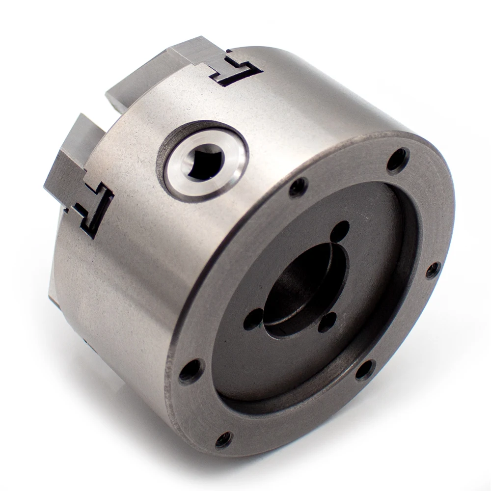 K13-100 Single Positive Claw 100MM Self-Centering Six Slope Jaws Chuck for CNC Lathe Max. Speed 4200RPM