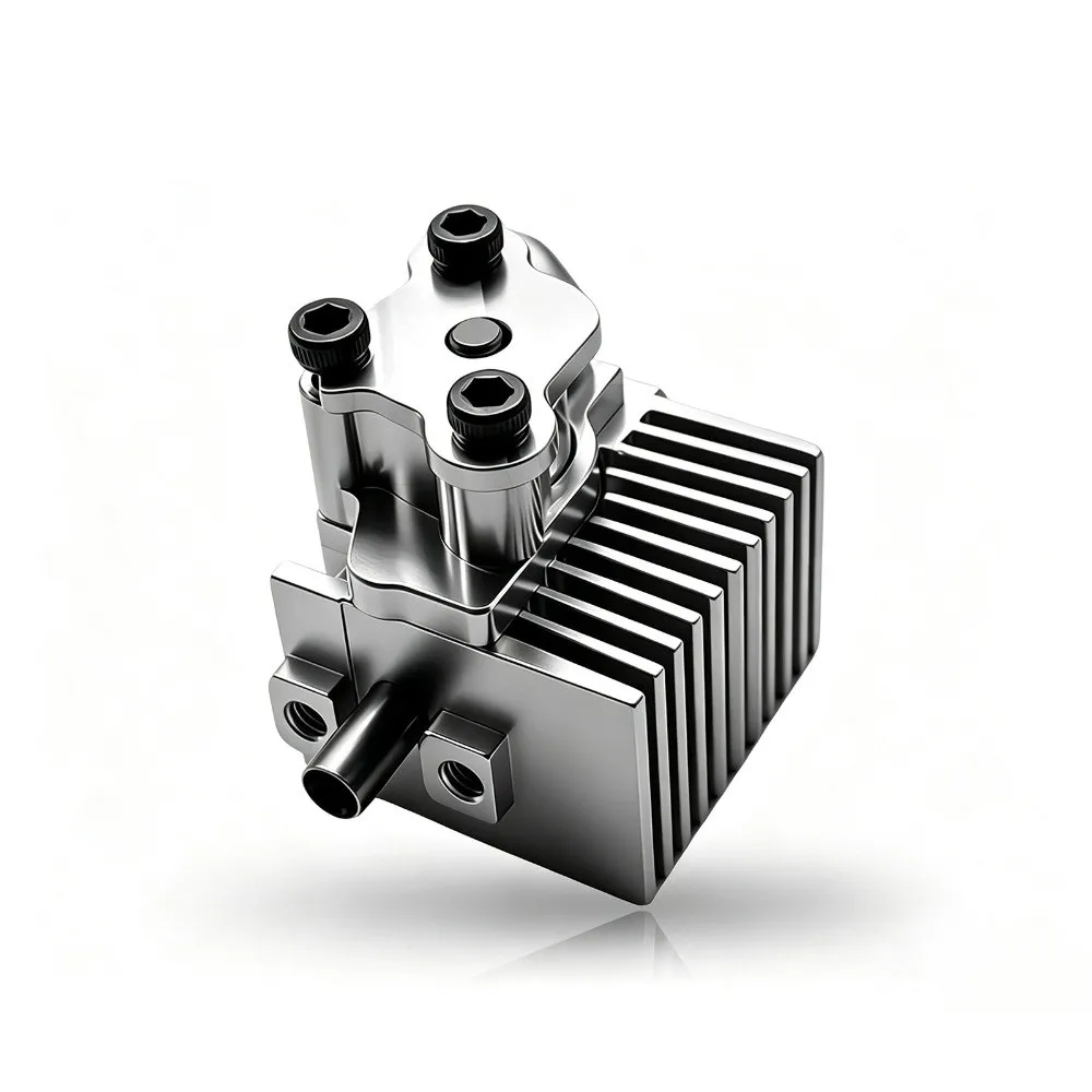 All Metal Hotend Heatsink Cooling Fins Aluminum Construction Replacement Hotend Heatsink Pre-Assembled Presser Included