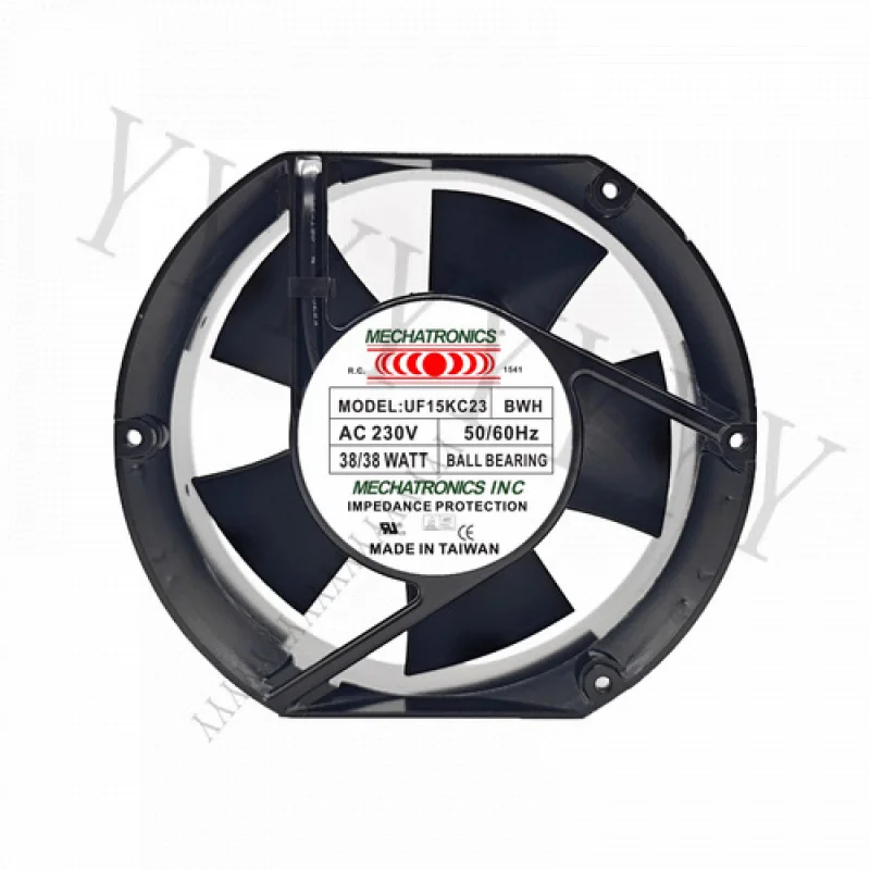 Y + PARA Mecatrônica UF15KC23 BWH AC230V 17255 17CM ventilador de refrigeração