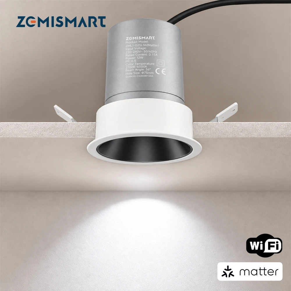 led-wifi-matter-24-°-36-°-faretto-da-incasso-rotondo-con-angolo-di-illuminazione-regolabile-antiriflesso-dimmerabile-compatibile-con-homekit-smartthings-alexa-e-google