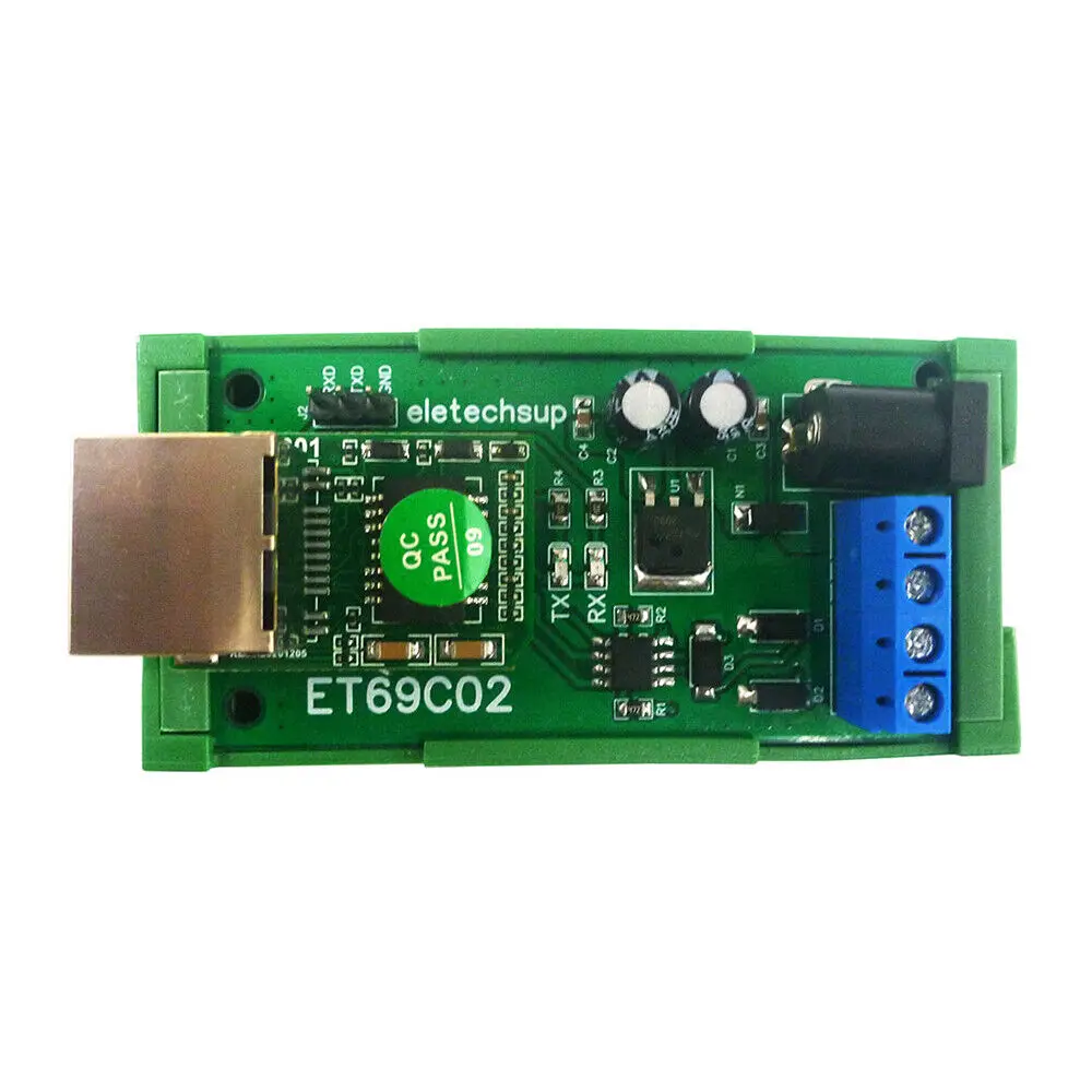 Moduł Modbus RTU MQTT sieć Ethernet konwerter magistrali IP RJ45 na RS485 do Modbus RTU modułu serwera klienckiego Master Slave TCP nowy