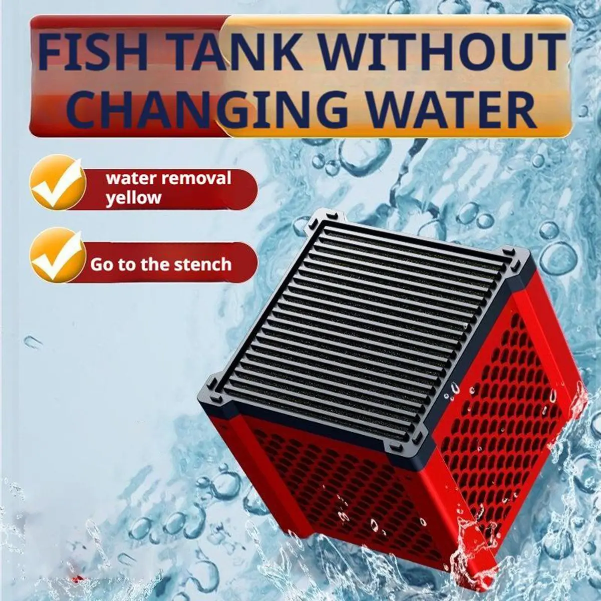 A67T NEW Fish Tank Honeycomb Filter Effectively Removes Chlorine Organic Matter Harmful Can Used