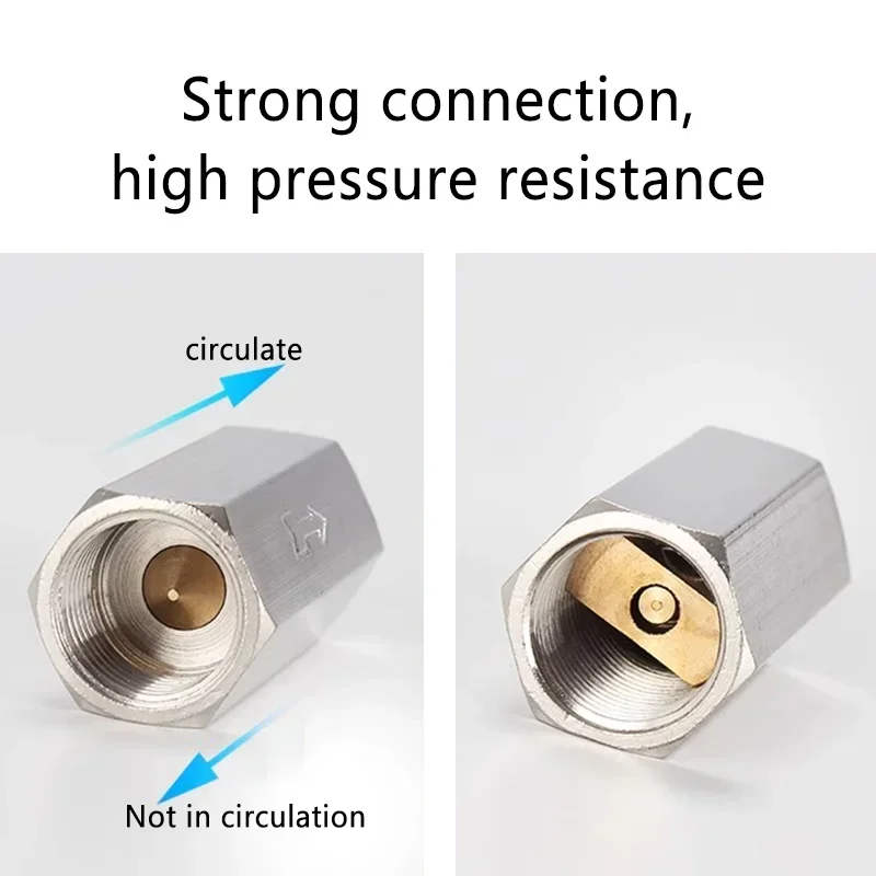 Pneumatic Check Valve: SPU,SPV,SPM,CV Non-return Valve with Quick Connector for Hose and Gas Pipe (4mm, 6mm, 8mm, 10mm, 12mm)