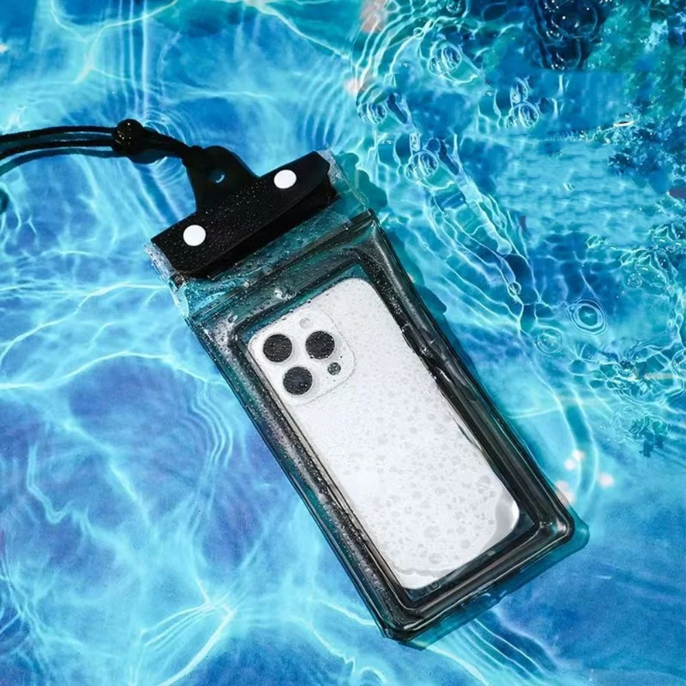 Universal Waterproof Bag Leak Proof Transparent Phone Case Touchscreen Dry Bag Lightweight Pvc Phone Bag For Swimming Rafting