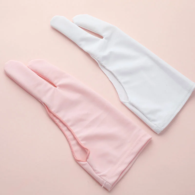 Two-finger Drawing Glove Suitable For Both Anti-fouling Glove For Drawing Tablet