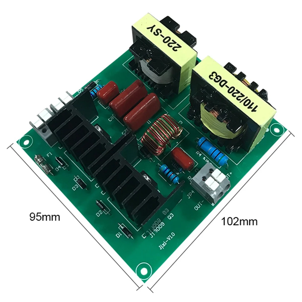 Carte mère de circuit imprimé de nettoyeur à ultrasons pour lave-linge de voiture, transducteur de générateur, prise en charge 220 W, 150 V, 40KHz