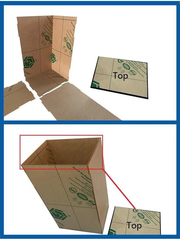 صندوق عرض أكريليك LED لشخصية Bearbrick 1000% مع ضوء علوي وسفلي (سمك 5 مم)