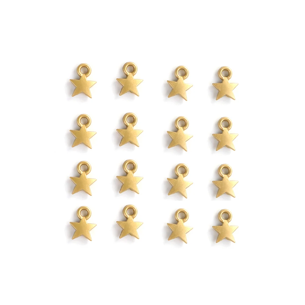 12PCS Mini Star Charms for Jewelry Making | Alloy Star Pendants for Necklace, Bracelet, Earrings, Keychains & DIY Gifts