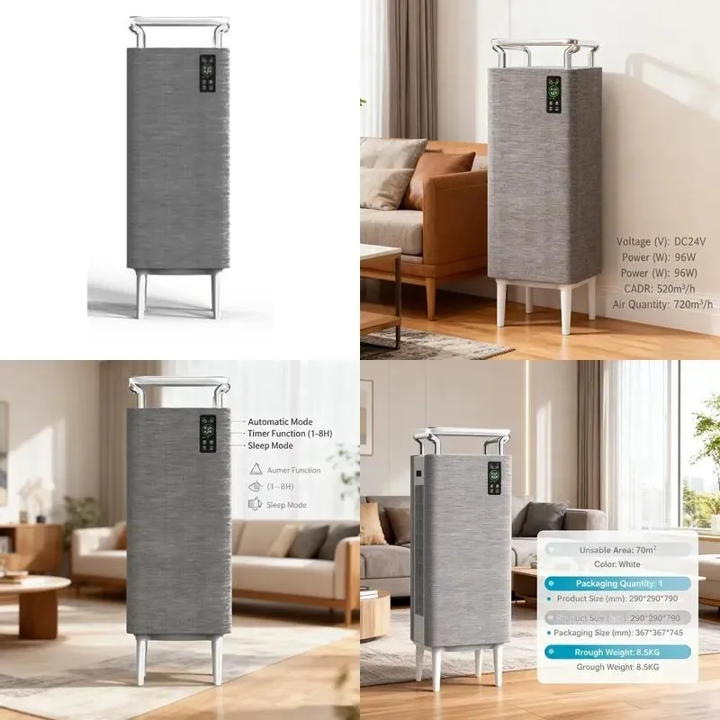 Industrial Humidifier HEPA Air Purifier Household Cleaning Equipment Wholesale