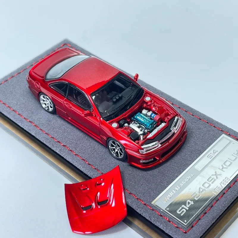 Mortal Model 1/64 S14 240SX KOUKI HEC 2026 Alloy Motor Vehicle