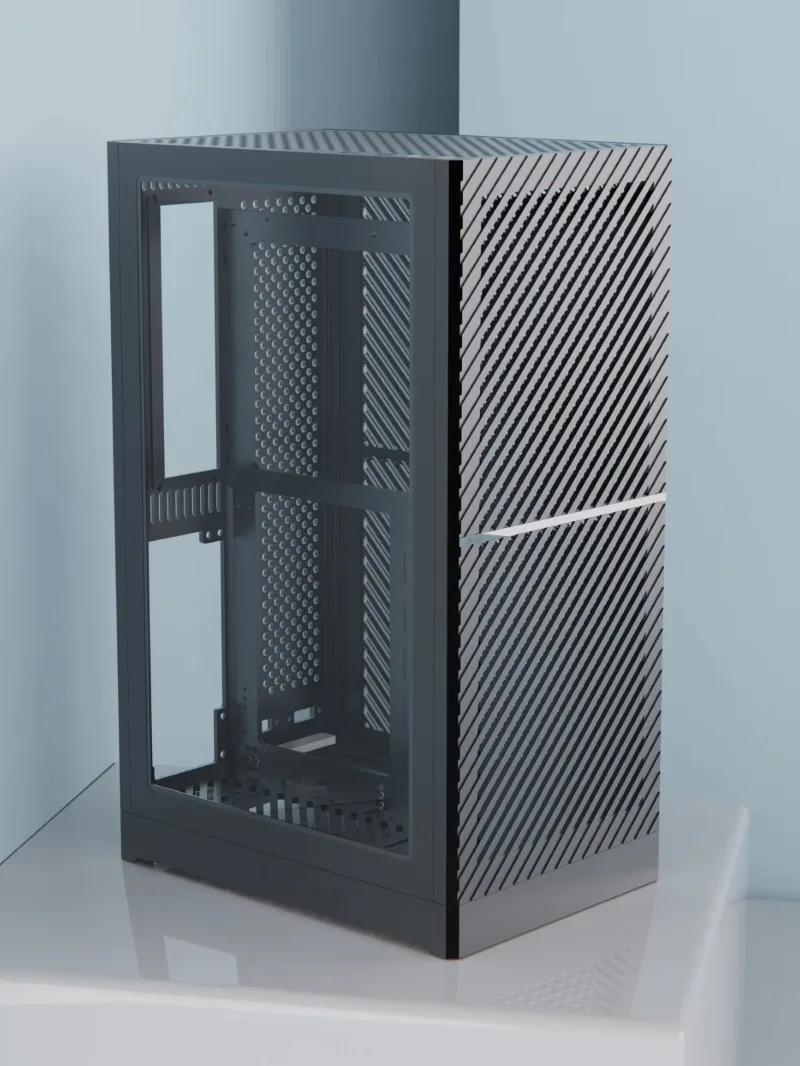 Abox One Chassis All-aluminum Vertical Air Channel 360 Water-cooled Itx Chassis Ssupd Vertical Chassis