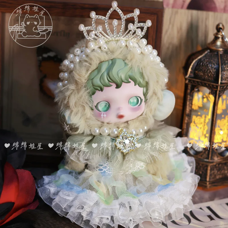 

Sp Light Weaving Garden Series Подвеска Виниловый Прозрачный Бассейн Детская Одежда Корона Великолепное Зеленое Платье Замена Костюма Без Куклы