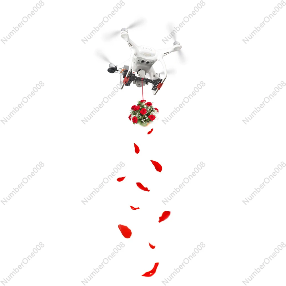 Double Release Thrower Drone Shinkichon Pelter Fish Bait Advertising Ring Air Dropping for DJI Phantom 4/4P/4A/V2.0