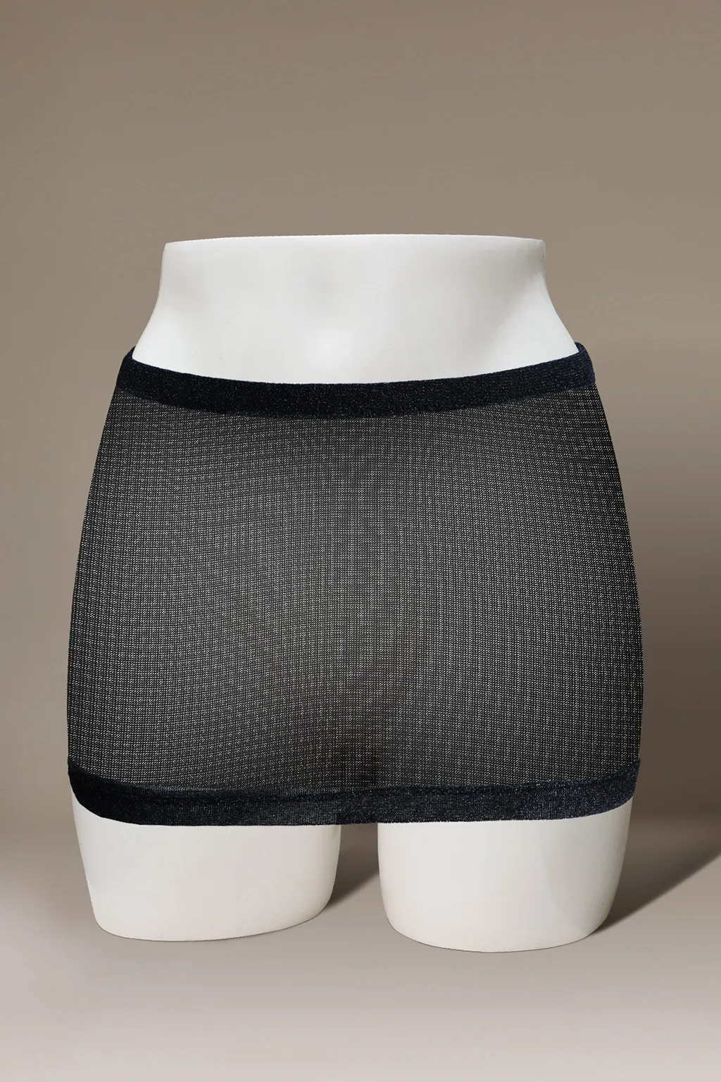 Silver Shiny Silk Wrapped Hip Tight Black Short Skirt for Girls Sexy Mesh Transparent Ultra-thin Sheer Nightclub Women's Skirts