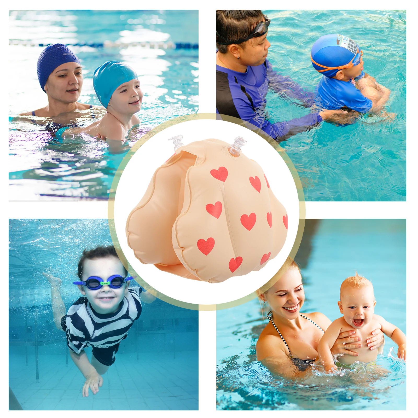 

Buoyant Arm Ring Cute Cartoon Float Band Swimming Equipment Inflatable Armband Bands Pvc Pool Armbands