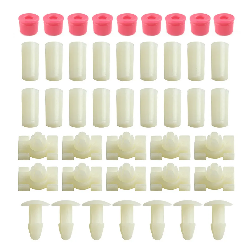 52pcs set Clamps Clips Clamps Replacement 548484 Right Access Components Door Gasket Strip Easy To Use Grommets