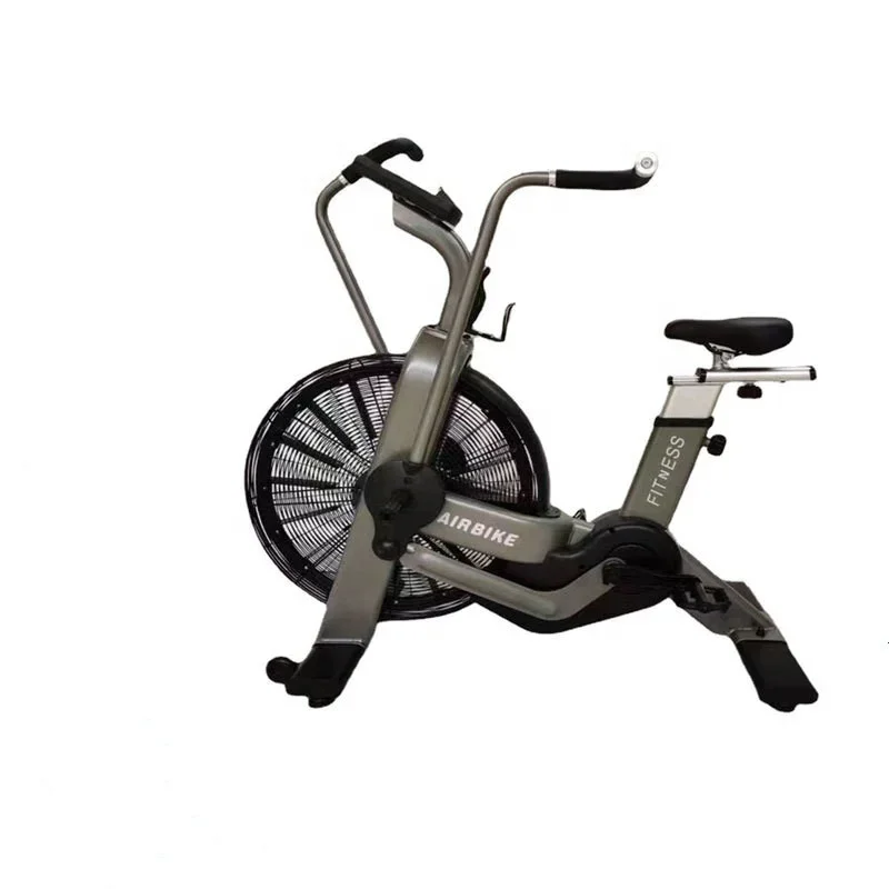 Gym fitness air bike commercial workout indoor spin bike bodybuilding spinning cardio exercise air bike