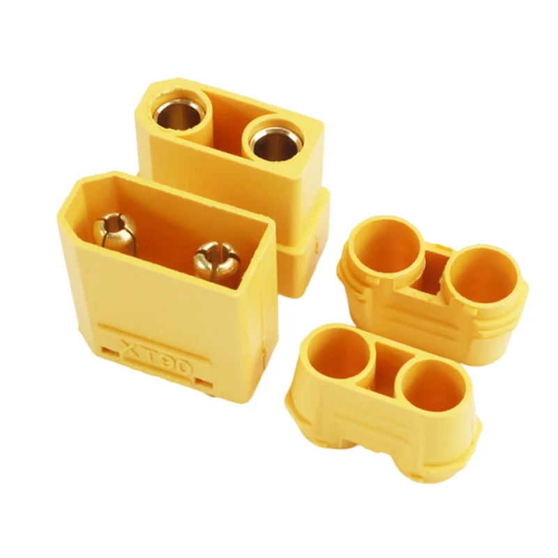 Bild 5: 4 Stücke Gelb XT90H XT90 XT-90 Männlich und Weiblich Rundstecker für RC Lipo Batterie Motor ESC und Ladekabel Erweitern DIY Teil