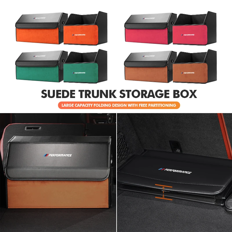 

Car Trunk Organizer Box Tailbox Stowing Tidying Storage Bag Accessories For BMW X1 X2 X3 X4 X5 X6 X7 G20 G30 6GT E46 E90 E60 F10
