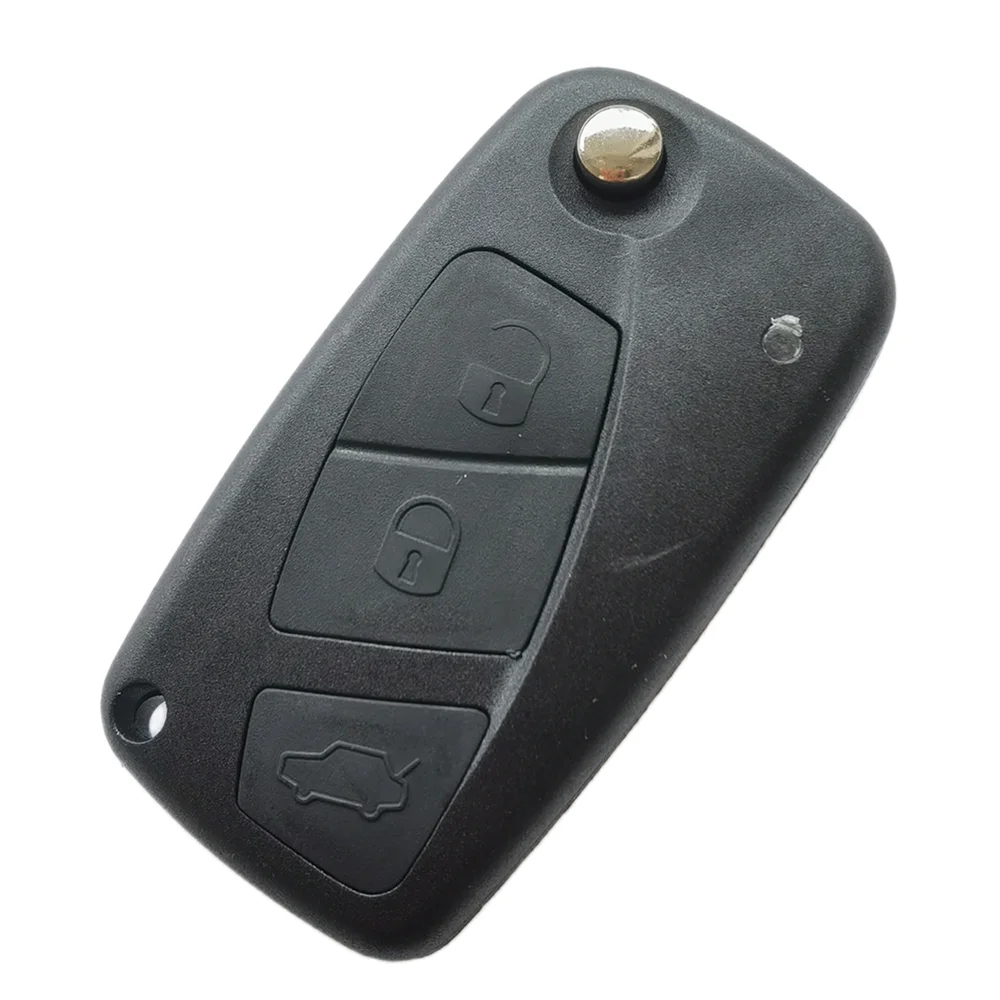 1 Pcs Flip Remote Car Key Case Shell For Fiat Punto Ducato Stilo Panda Central 500 Key Fob 3 Button Uncut SIP22 Blade