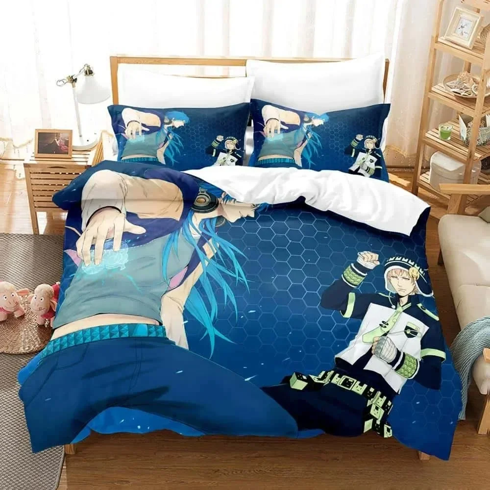 New 3D Print Anime Bed DRAMAtical Murder Bedding Set Single Twin Full Queen King Size Bed Set Adult Kid Bedroom Duvet cover Sets