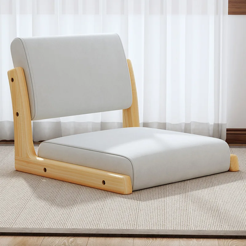 

Bed chair tatami chair Japanese-style solid wood bay window bed chair and room chair footless legless chair backrest stool