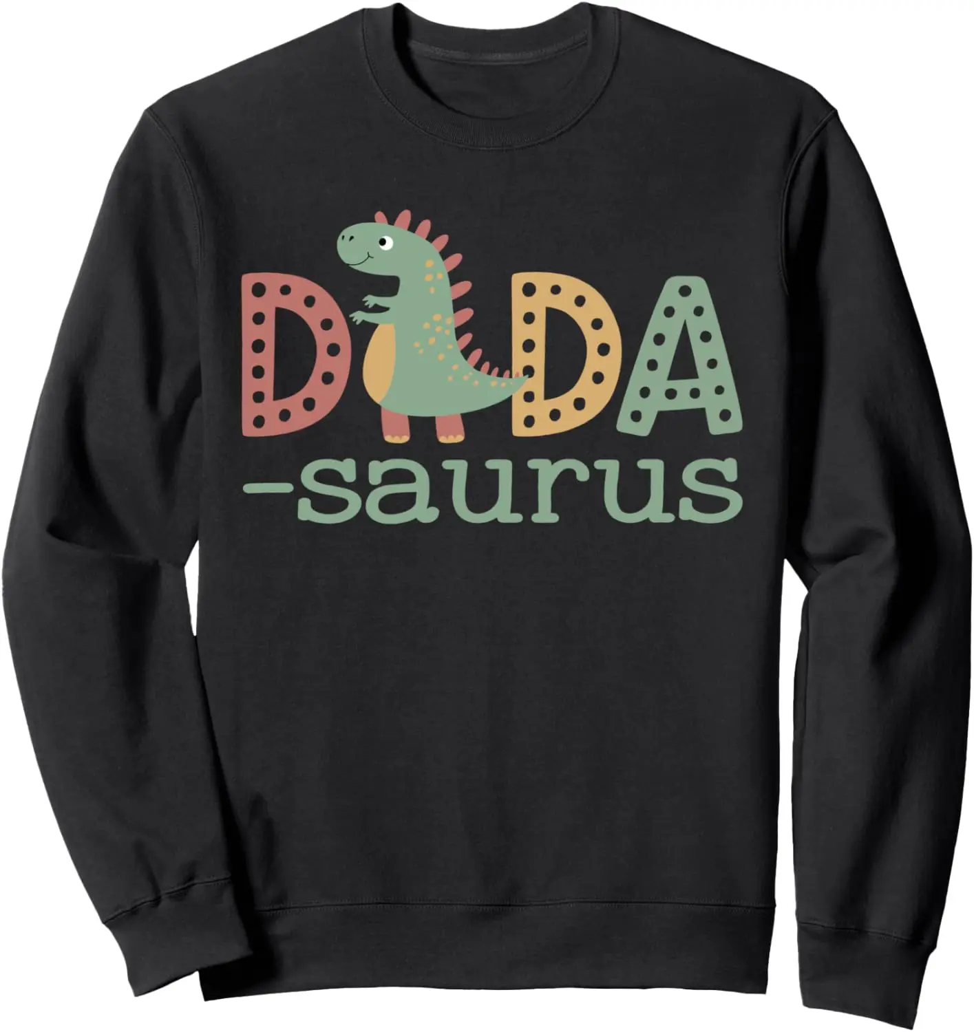 Dadasaurus T Rex ไดโนเสาร์ Dada Saurus ครอบครัว Retro เสื้อสเวตเตอร์