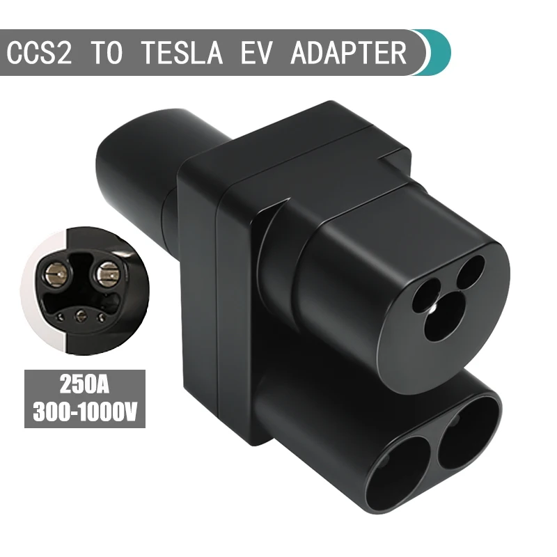 EVSE EV Adaptor 250A CCS2 To Tesla  EV Adapter, Electric Cars Vehicle Charger CCS2 To Tesla Charging Connector Convertor