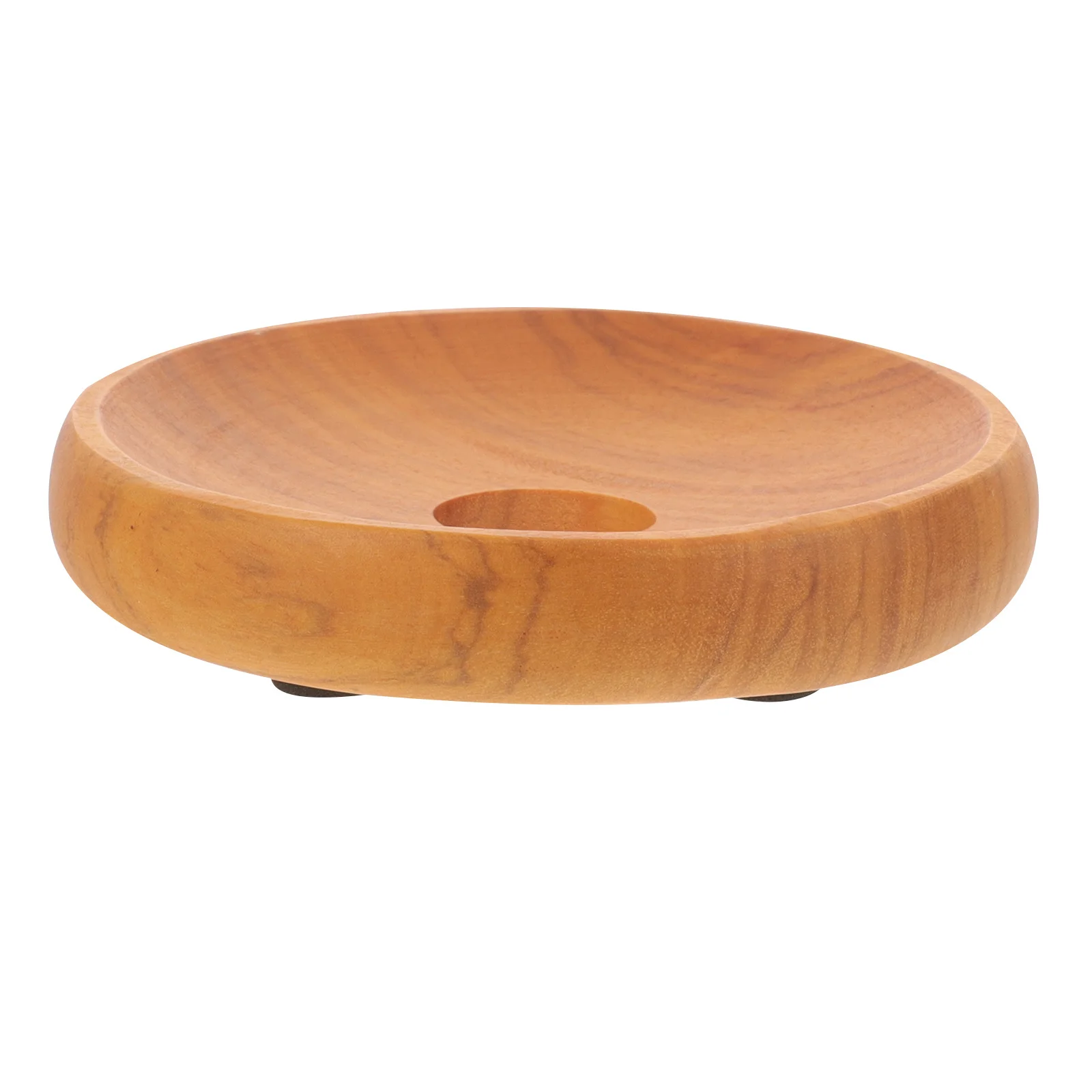 

Wooden Dish For Shower Bathroom Soap Holder Bar Soap Tray Drain Rack Reusable Smooth Lightweight Elegant Design