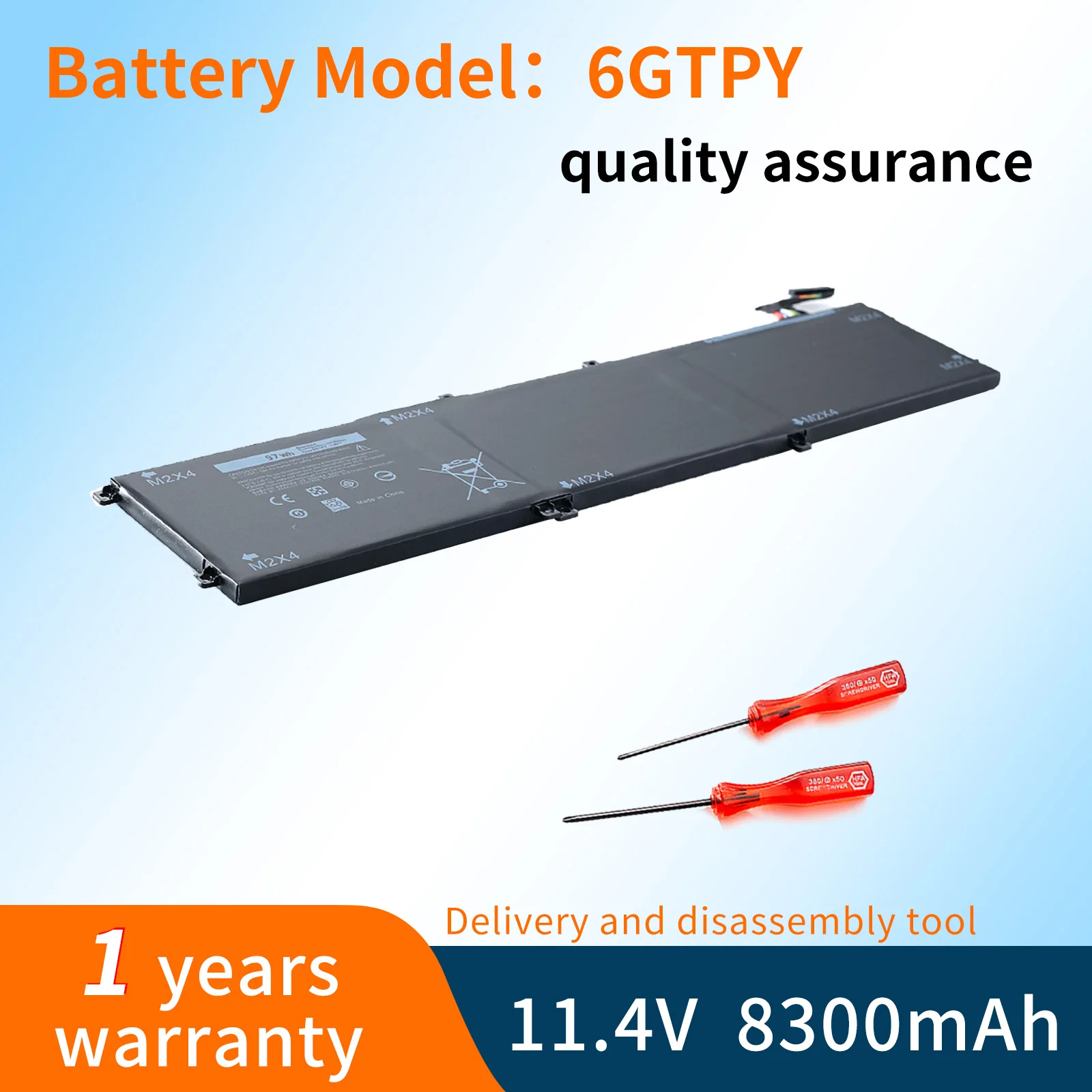 

Аккумулятор для ноутбука BVBH 6GTPY для Dell XPS 15 9570 9560 7590 5520 для Dell Precision 5530 Series