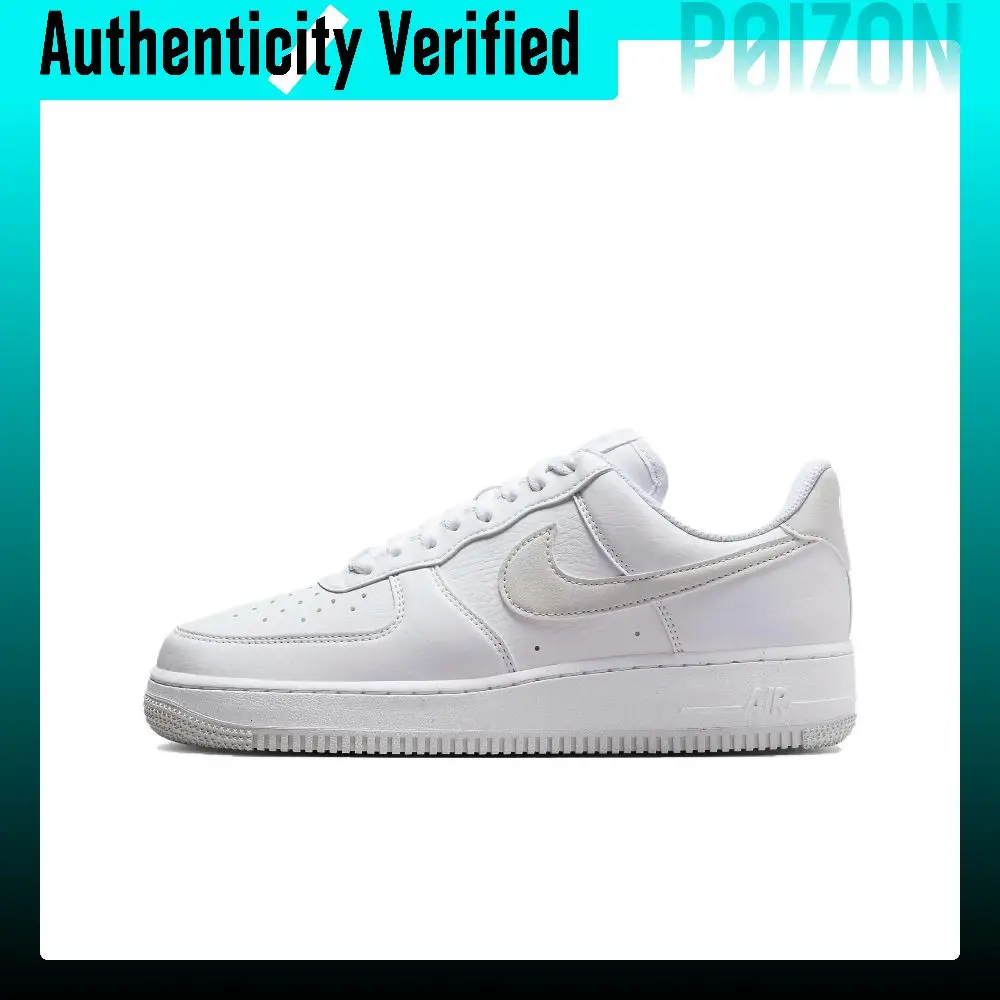 Nike Air Force 1 '07 Next Nature Cushioning Lightweight Low top Skateboard Shoes Women's White Gray DV3808-104