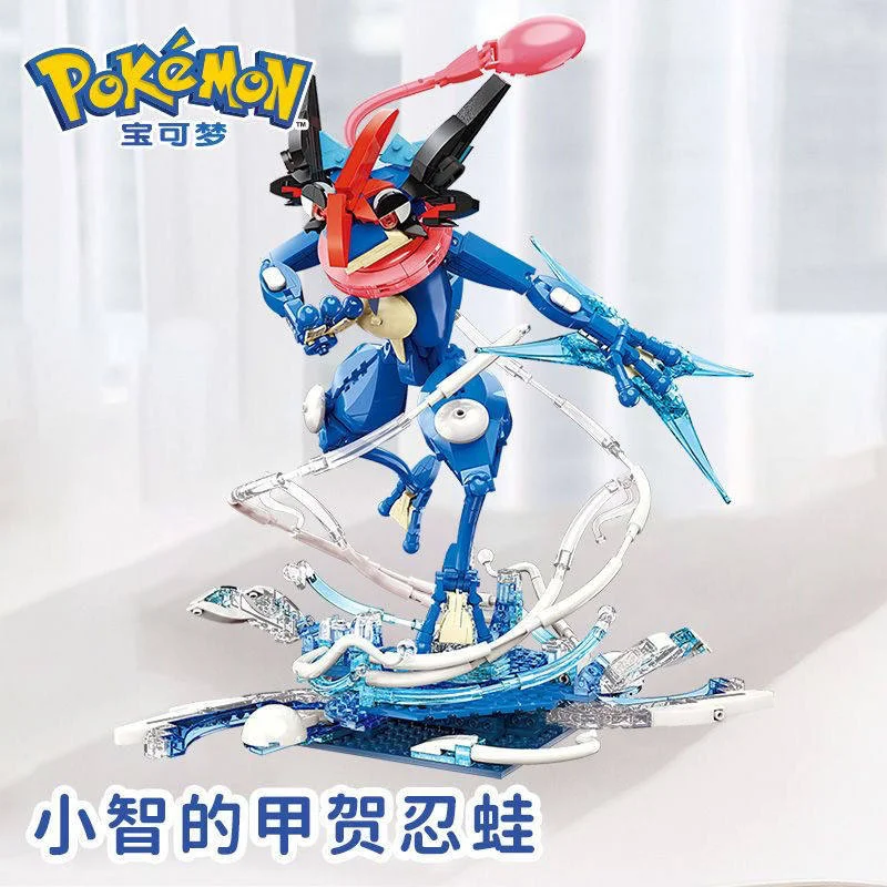 

100% Brand New Genuine Pokémon Mega Charizard X Figure,Pikachu & Greninja Building Block Model,Collectible Toy,Perfect Gift for