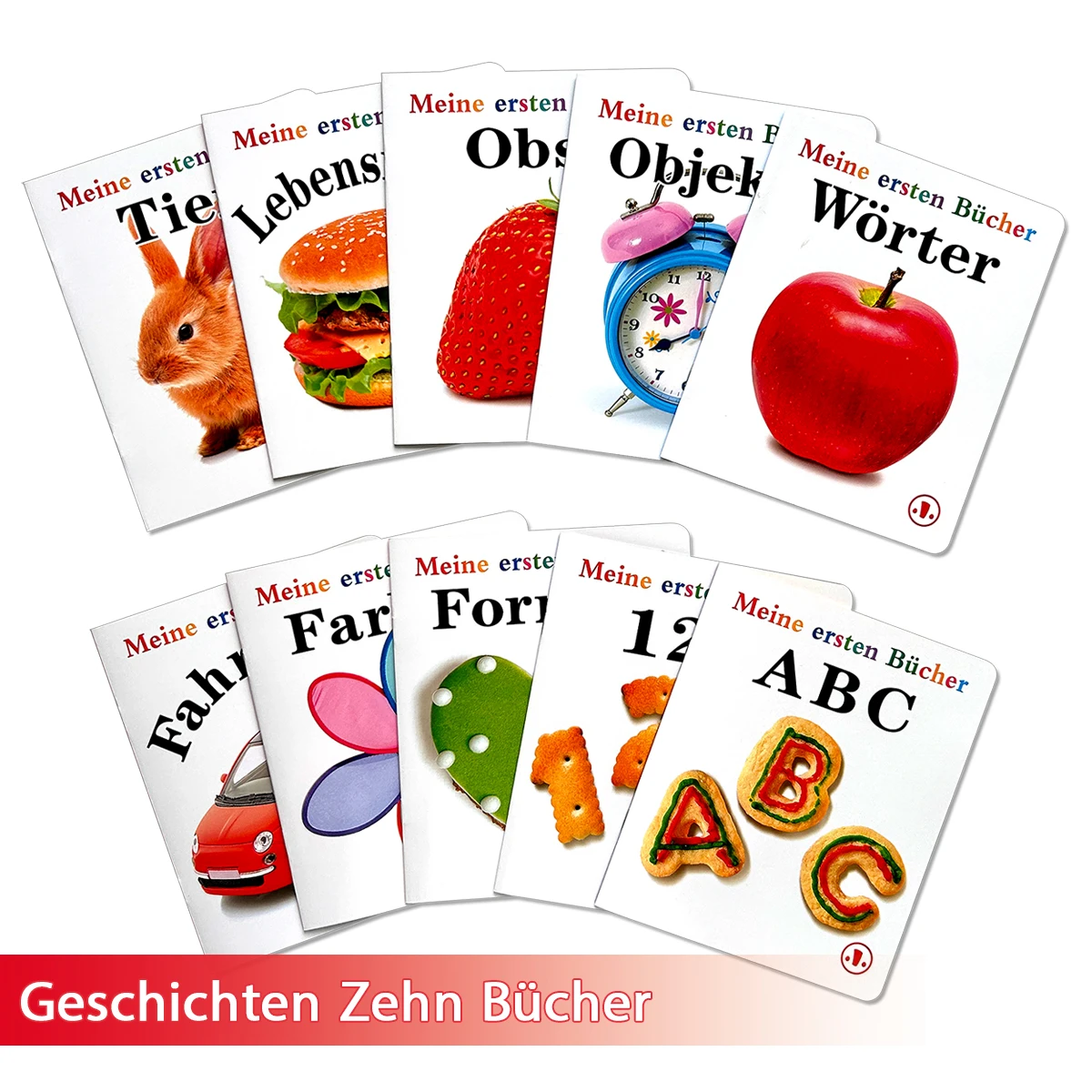 10 German cognitive books enrich vocabulary, broaden horizons, and promote language development.