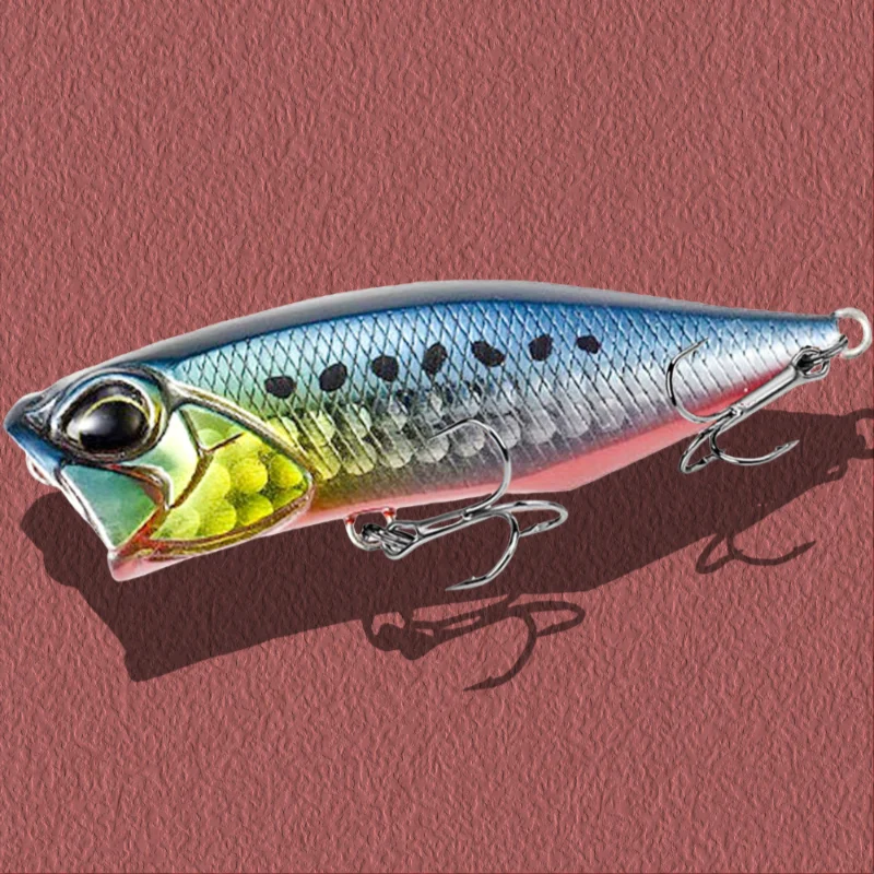 توبواتر الصيد السحر بوبر خشخيشة الطعوم العائمة الاصطناعي 9 جرام 64 مللي متر ل باس سمك السلمون المرقط معدات الصيد الثنائي واقعية بوبر 64