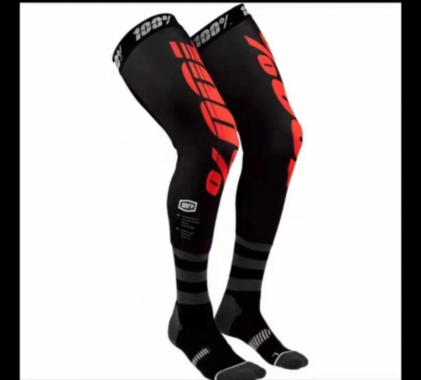 Calcetines de compresión antideslizantes para motocicleta, medias de protección para Motocross, MTB, ATV, 100 unidades