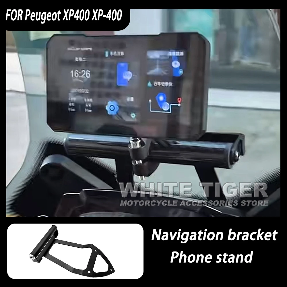 

Motorcycle Navigation Bracket Windshield Extension Bracket Dashcam Bracket FOR Peugeot XP400 XP-400
