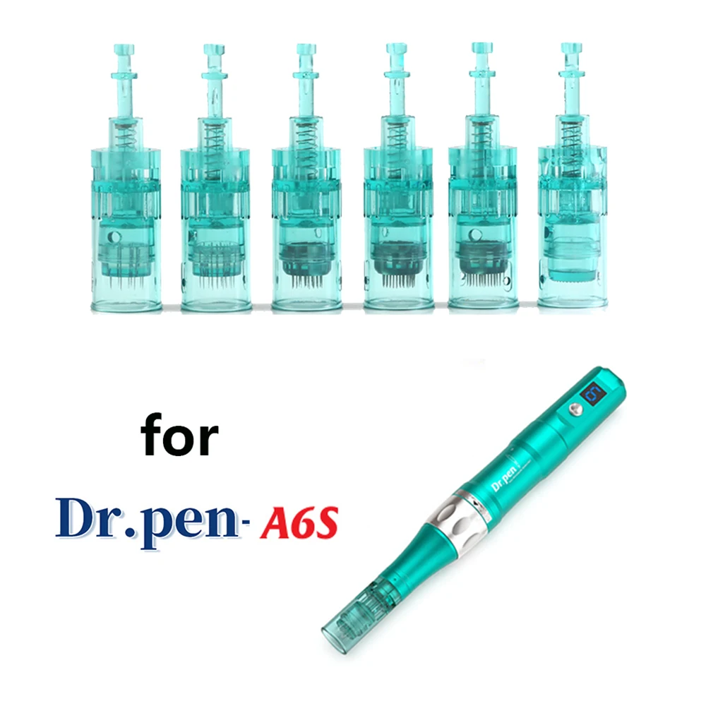 20 Pcs Dr.Pen Ultima A6S Needles Cartridges - Original Dr Pen A6S Replacement Parts MTS Needle 11/16/24/36/42 Pins/Nano