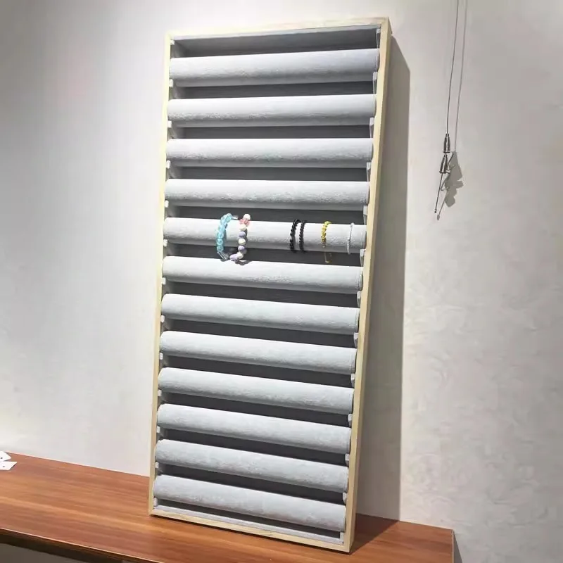 

Large Bracelet Showcase Shelf Luxury Watch Bracelets Prop Rack Trinket Display Storage Stand Woman Jewelers Jewelry Organizer