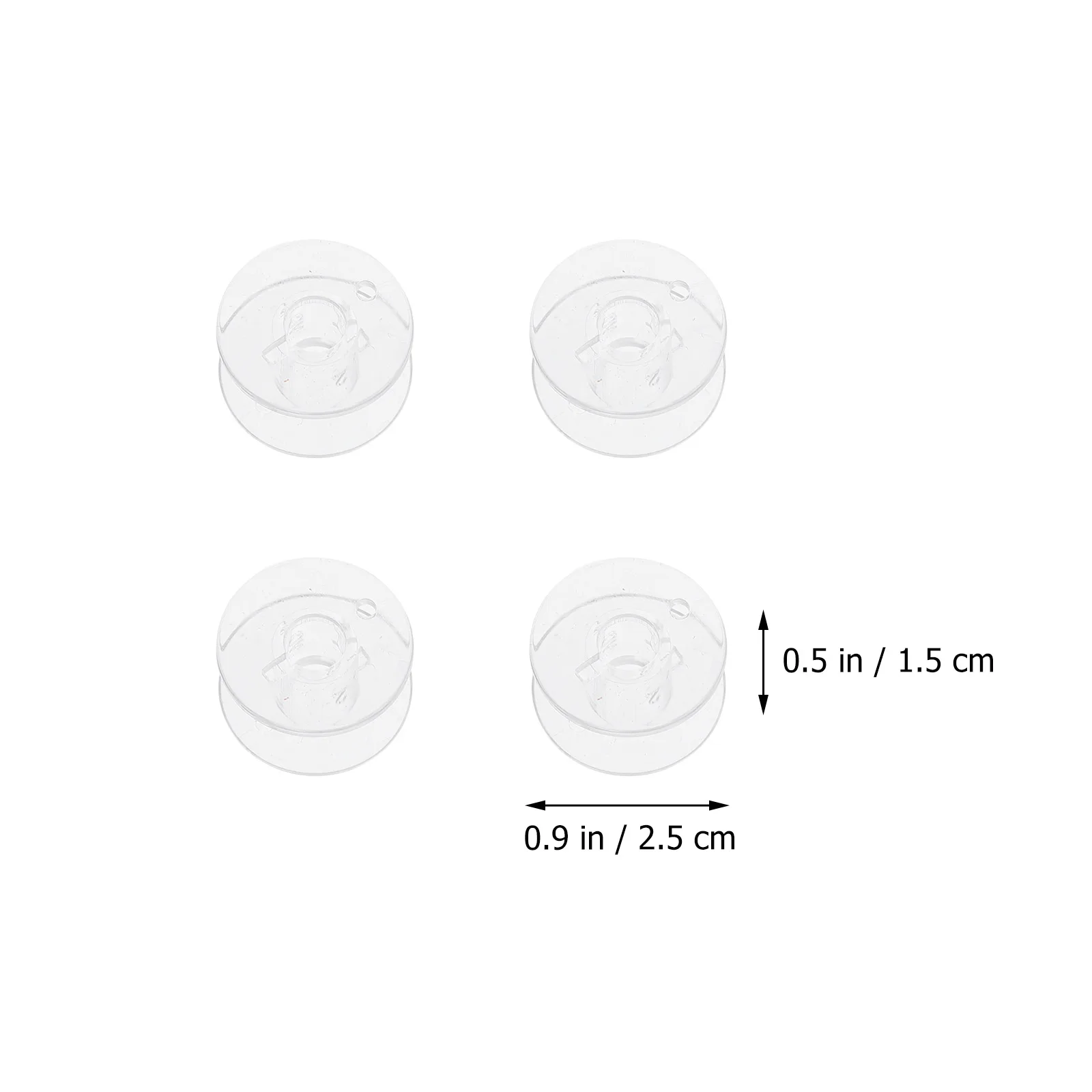 

100 Pcs Plastic Sewing Machine Bobbins Household Professional Accessories Durable Essential Parts Most Machines