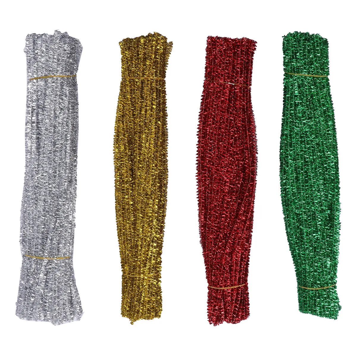 400 قطعة من القضبان الملتوية التي يمكنك صنعها بنفسك، قضبان ملونة قابلة للانحناء لزينة عيد الميلاد والأنشطة الإبداعية للأطفال، عصا ملتوية