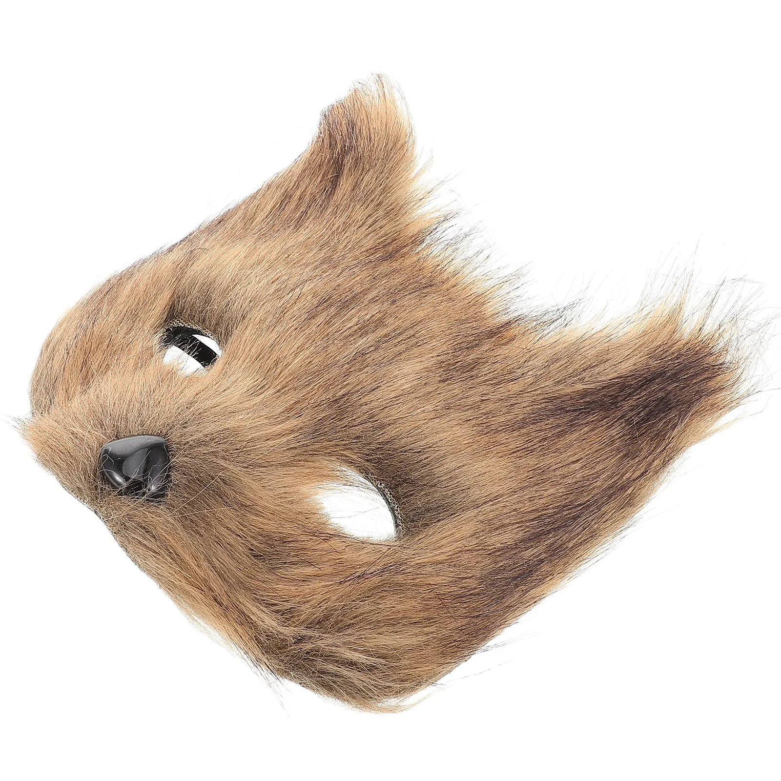 

Makeup Costume Props Half-faced Animal Mask Men and Women Hair Halloween Cartoon