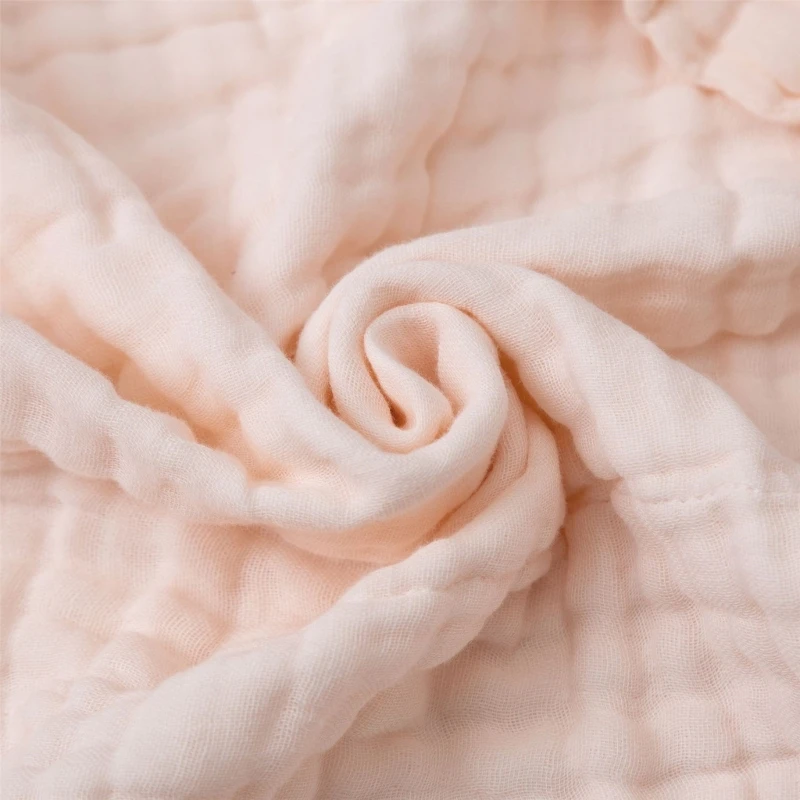 Cotton Blanket Wrap Soft & Breathable 6-Layer Gauze Throw Comfortable for Baby