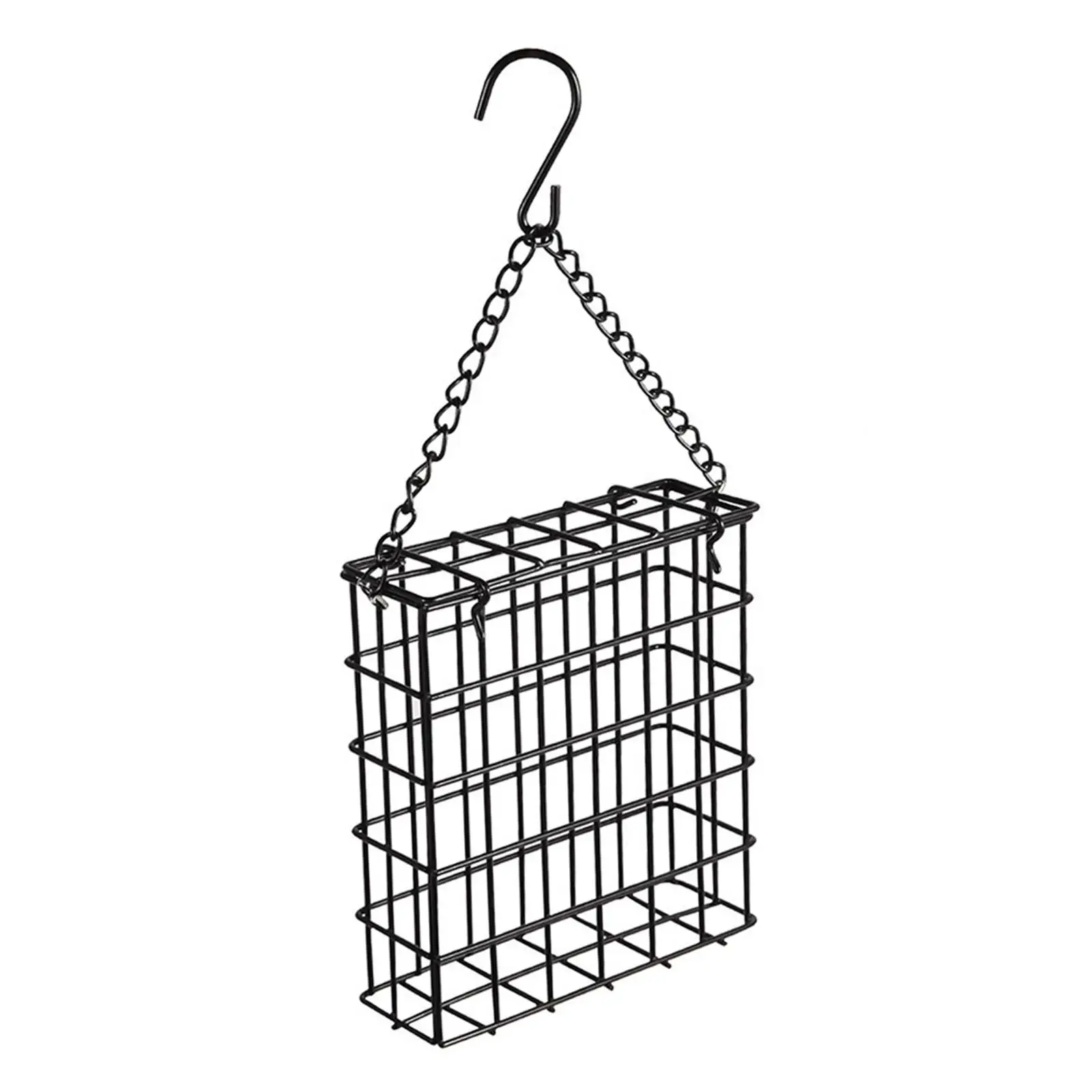 Comedero colgante para pájaros de exterior con gancho y cadena