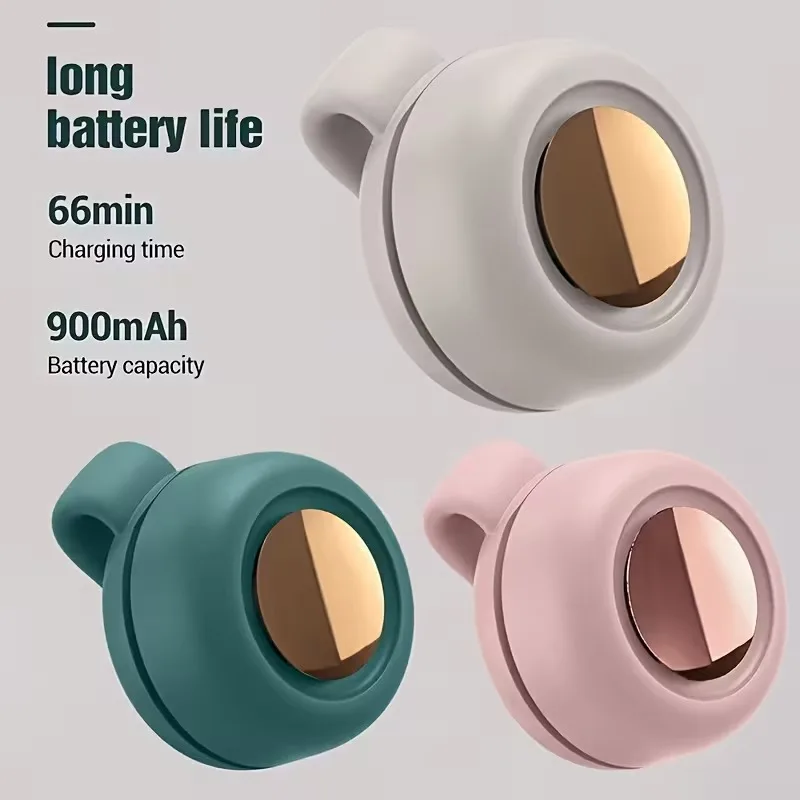 1-10 Unidades Ventilador de Clip Mini Recargable Sin Aspas, Portátil, Personal, con Clip para Cintura, Cabezal Giratorio, Pequeño Ventilador de Tornado/Remolino para Enfriamiento