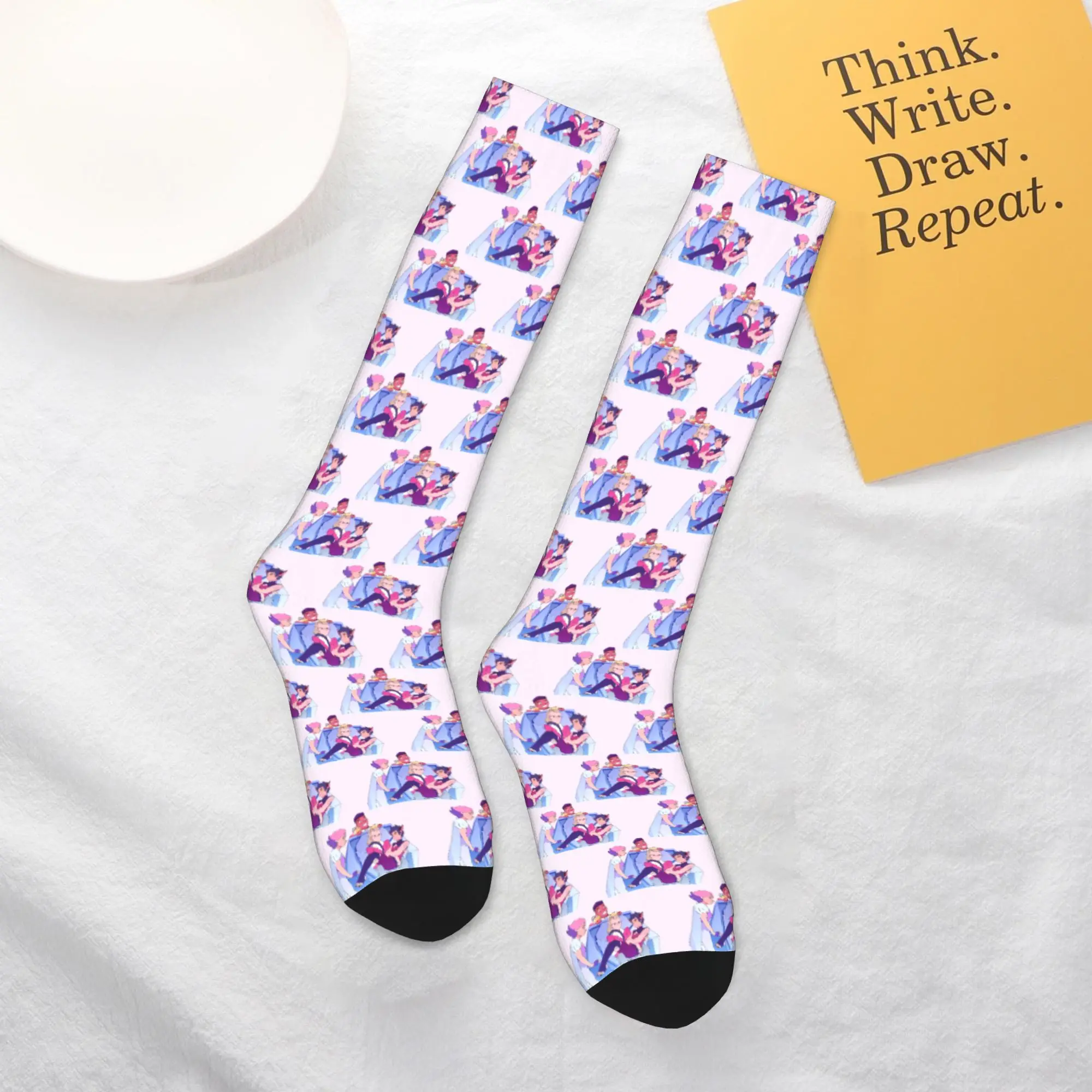 

Чулки Crew Best Friend Squad She-Ra and the Princesses of Power Socks Harajuku Повседневные длинные носки в стиле хип-хоп для мужчин и женщин