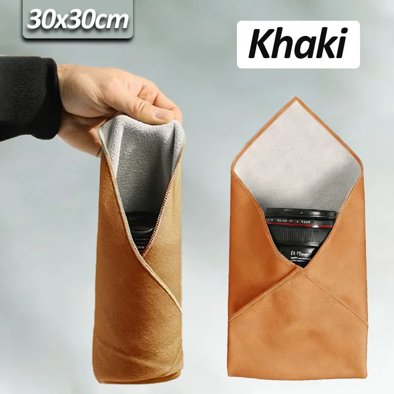 Selbstklebende magische Kameraobjektivtasche, tragbare Schutztasche für elektronische Geräte, Klebeband-Werkzeug, Kosmetiktasche, Reise-Organizer