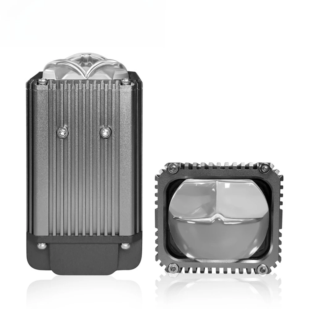 

130W Dual Beam LED Headlight Long Range Hi Spot Light for Trucks Off Road Cars Grille Double Projection Lens Car Accessories